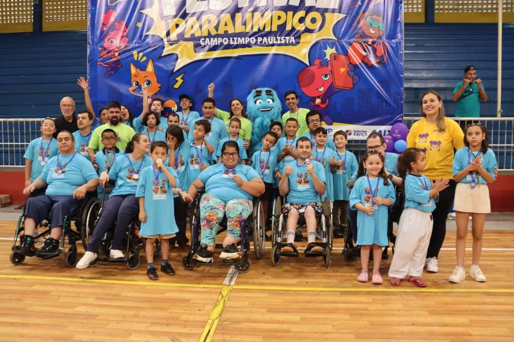 Campo Limpo Paulista sedia Festival Paralímpico Loterias Caixa pela primeira vez