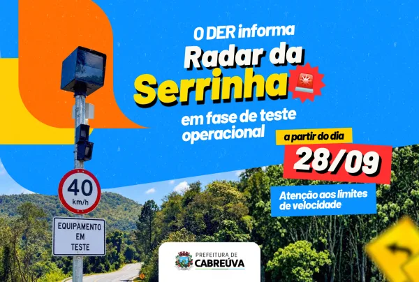 Radar da Serrinha em Cabreúva entra em fase de testes nesta segunda-feira