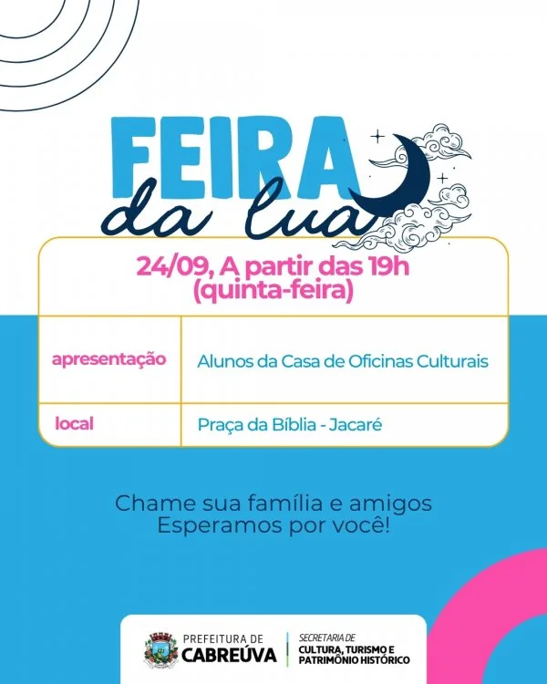 Feira da Lua em Cabreúva terá edição especial com apresentações culturais