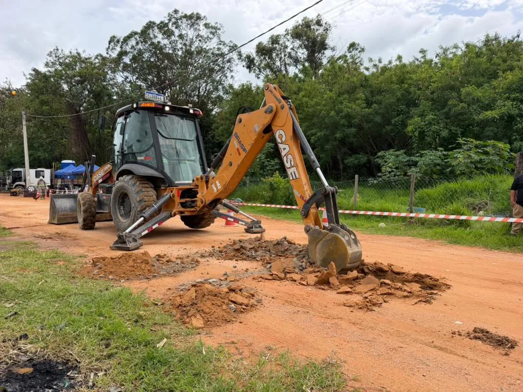 Sabesp inicia obras de esgoto na Vila Nossa Senhora de Fátima em Itupeva