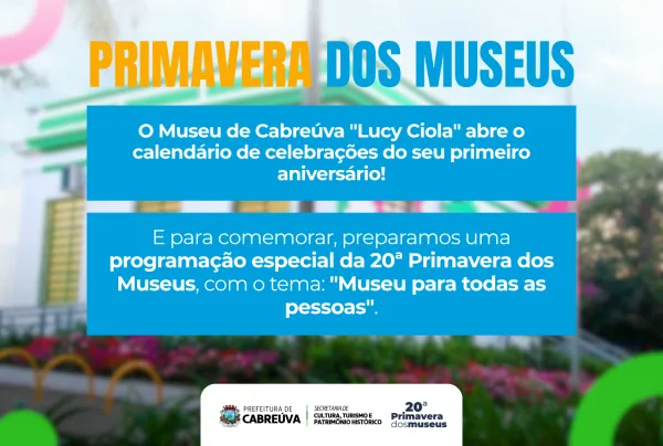 Museu de Cabreúva celebra primeiro aniversário com programação cultural