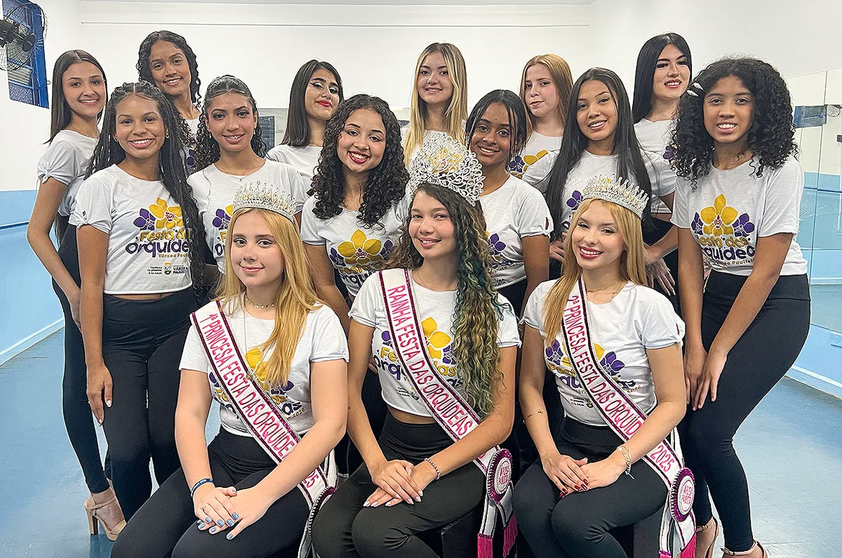 Candidatas da Festa das Orquídeas 2026 preparam-se para eleição e ação social