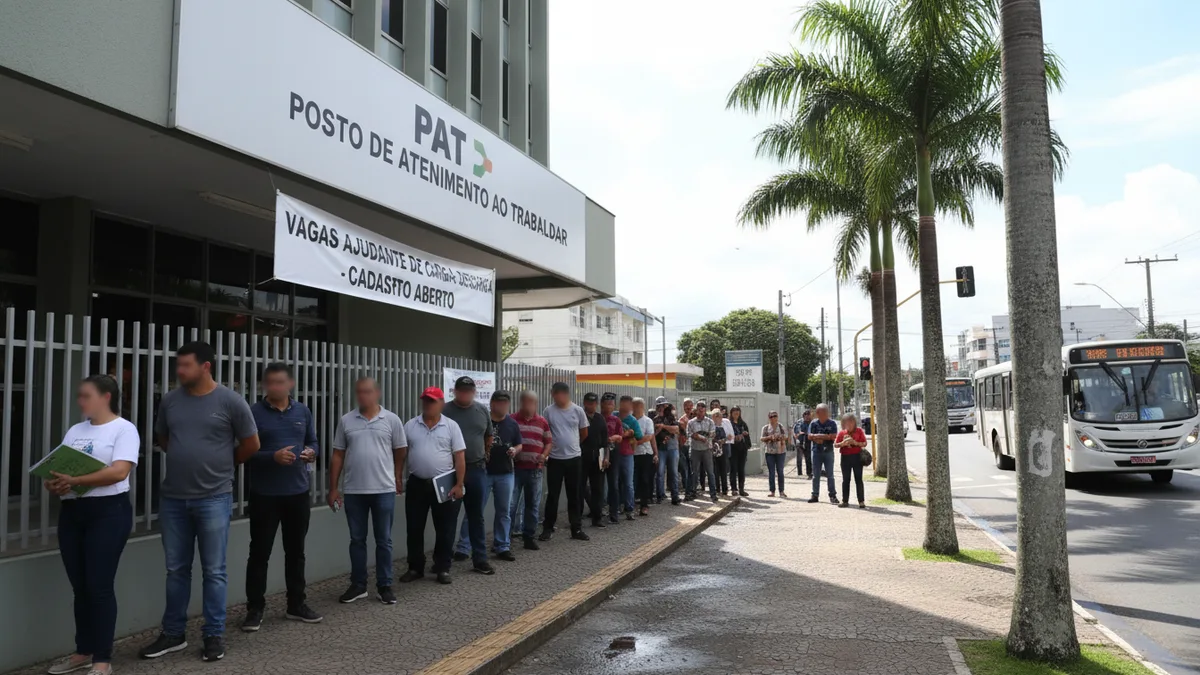 PAT de Várzea Paulista abre cadastro para vaga de Ajudante de Carga e Descarga
