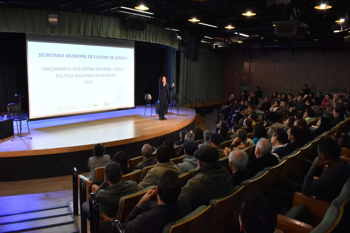 Jundiaí oferece oficinas sobre editais da PNAB e Cultura Viva