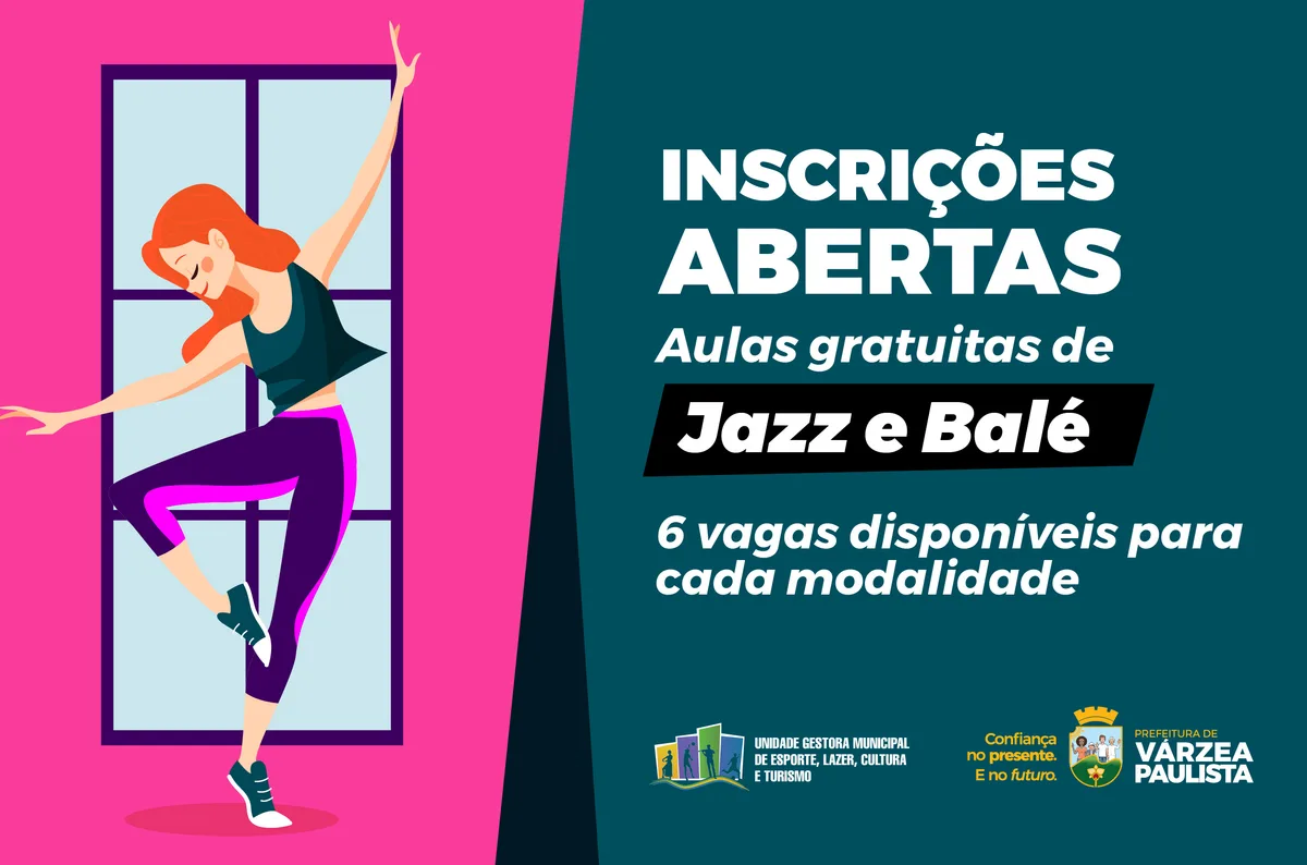 Várzea Paulista abre inscrições para turmas de ballet e jazz