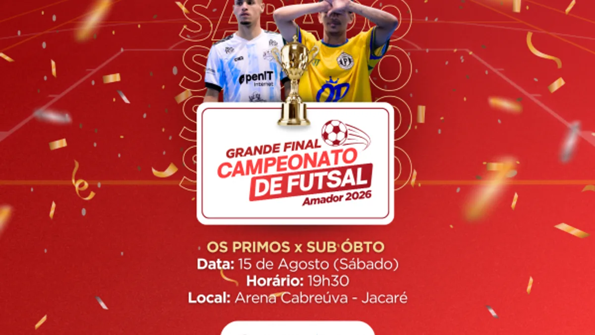 Cabreúva: Futsal Amador define finalistas para decisão no sábado