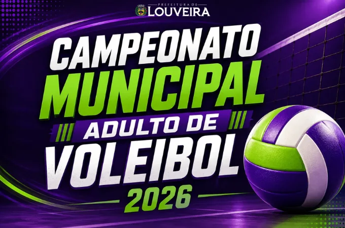 Campeonato Municipal de Voleibol Adulto 2026 tem início em Louveira neste fim de semana