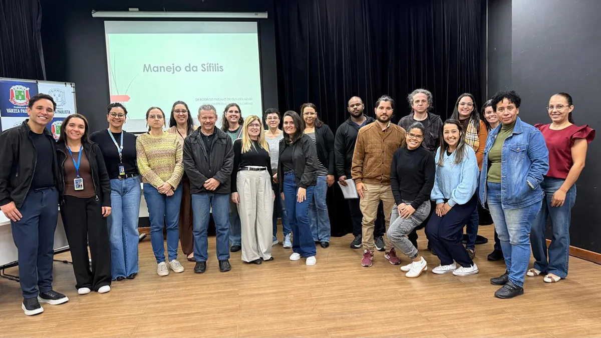 Várzea Paulista capacita profissionais de saúde para o manejo da sífilis