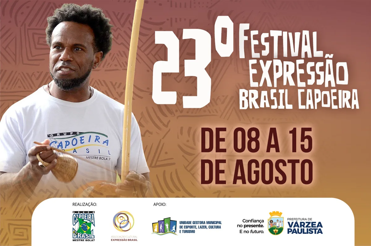 23º Festival de Capoeira em Várzea Paulista terá início neste sábado (8)