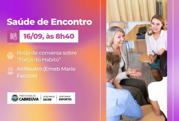 Cabreúva sedia roda de conversa sobre hábitos para a saúde