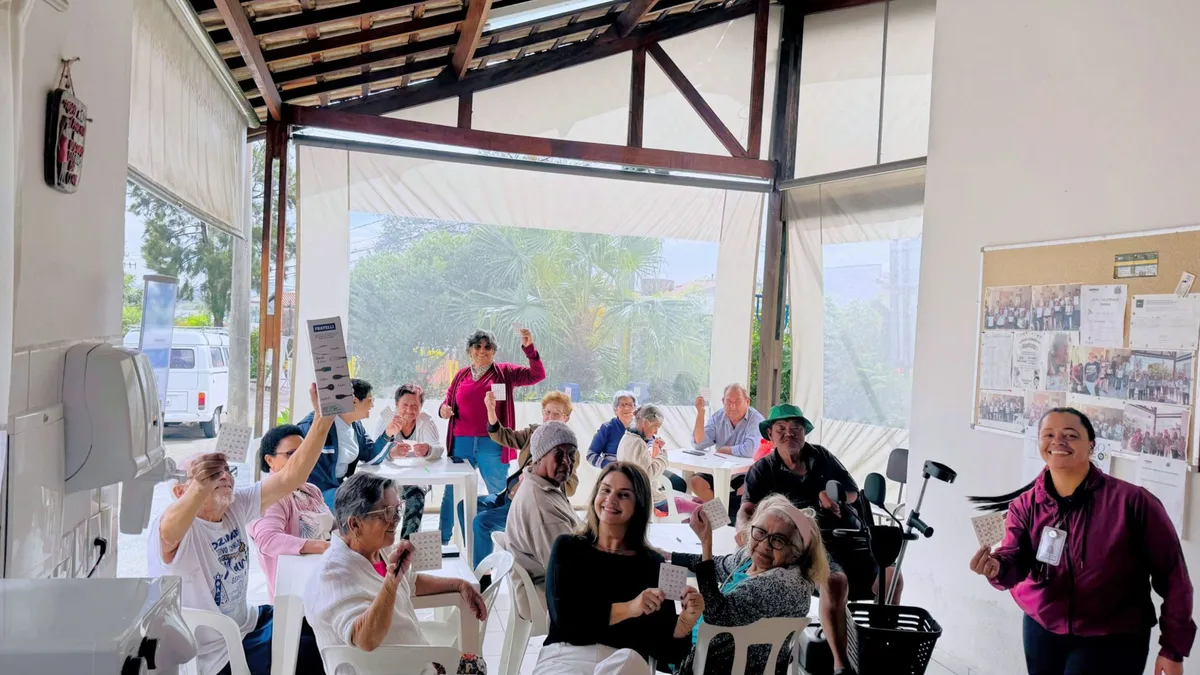 Moradores da Vila dos Idosos em Jundiaí participam de manhã de integração