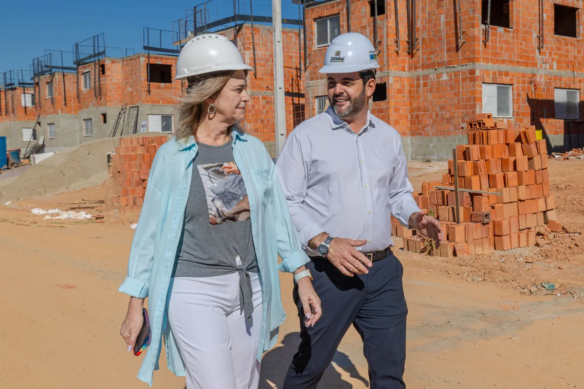 Obras do Residencial Cravos em Jundiaí atingem 40% de conclusão