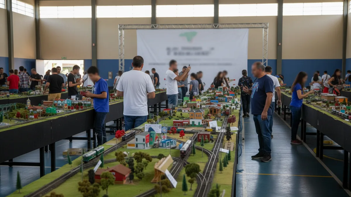 Campo Limpo Paulista sedia 16º Encontro de Ferromodelistas