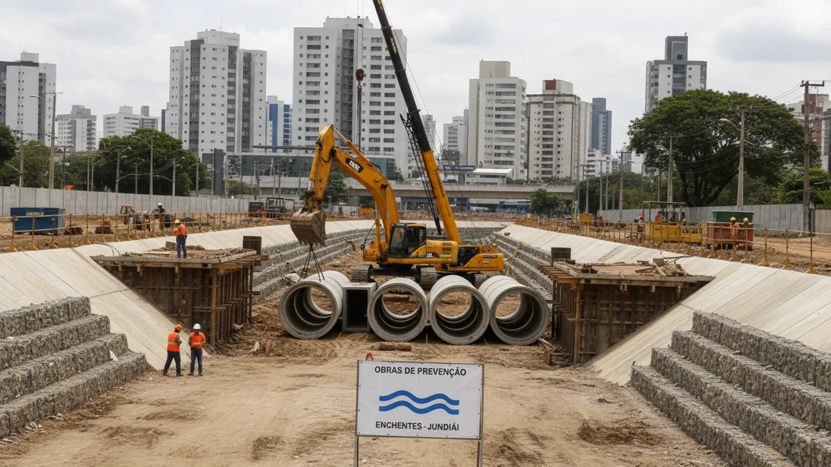 Prefeitura de Jundiaí intensifica ações contra enchentes antes das chuvas de verão