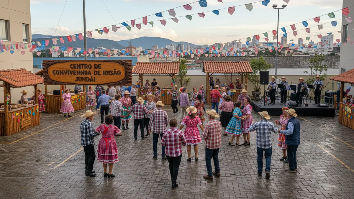Centro de Convivência do Idoso promove Festa Julina com 230 participantes em Jundiaí