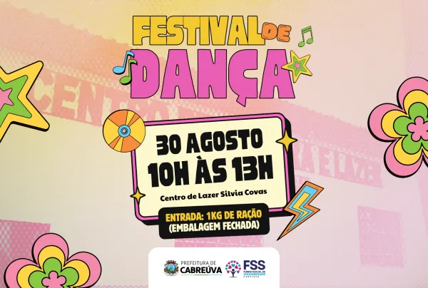 Festival de Dança Cabreúva 2026 terá entrada solidária para causa animal