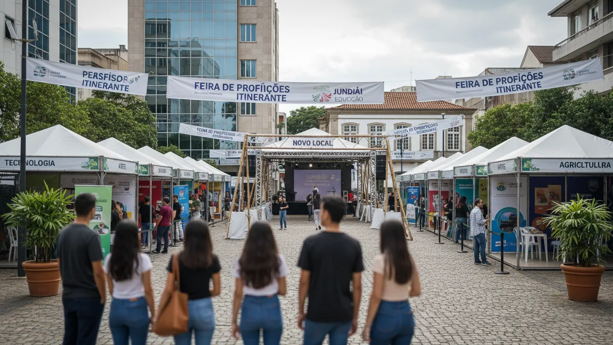 Feira de Profissões Itinerante de Jundiaí muda para novo local neste sábado (1º)