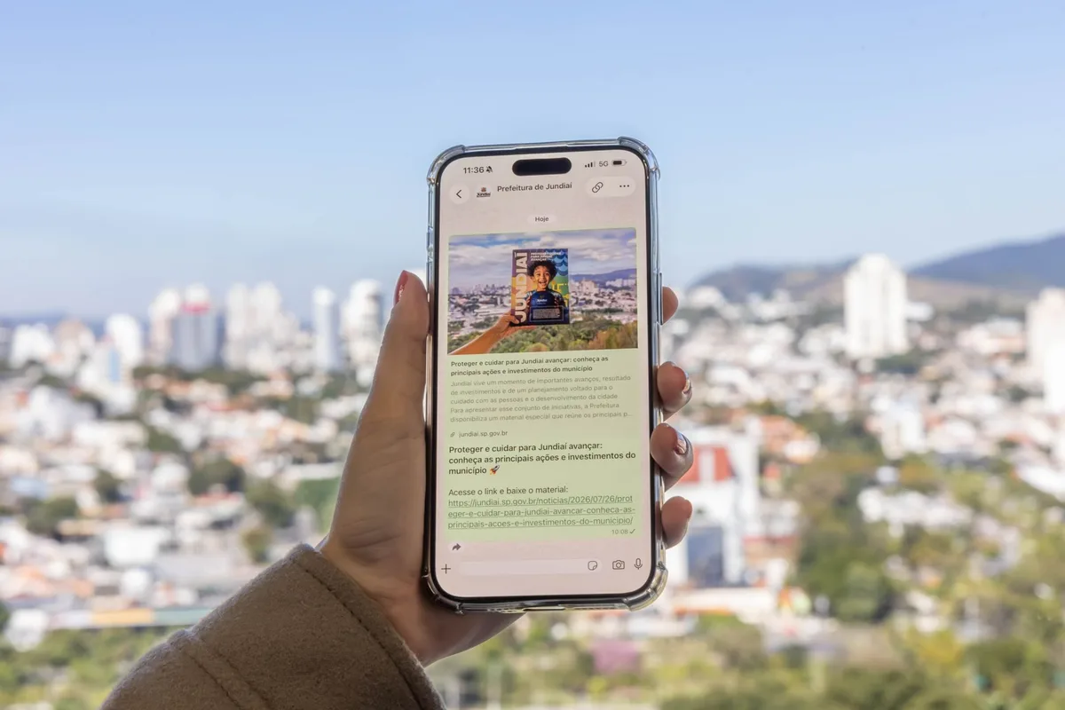 Jundiaí lança canal oficial no WhatsApp para informar e combater fake news