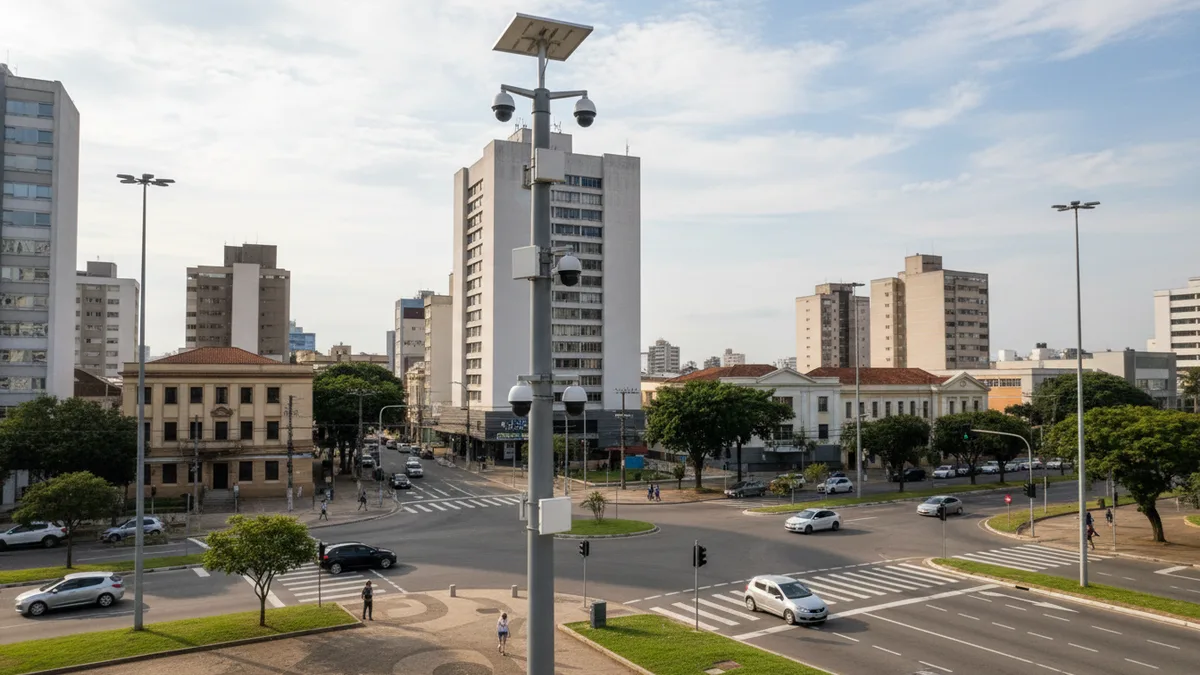 Jundiaí amplia segurança com 15 novas torres de monitoramento inteligente