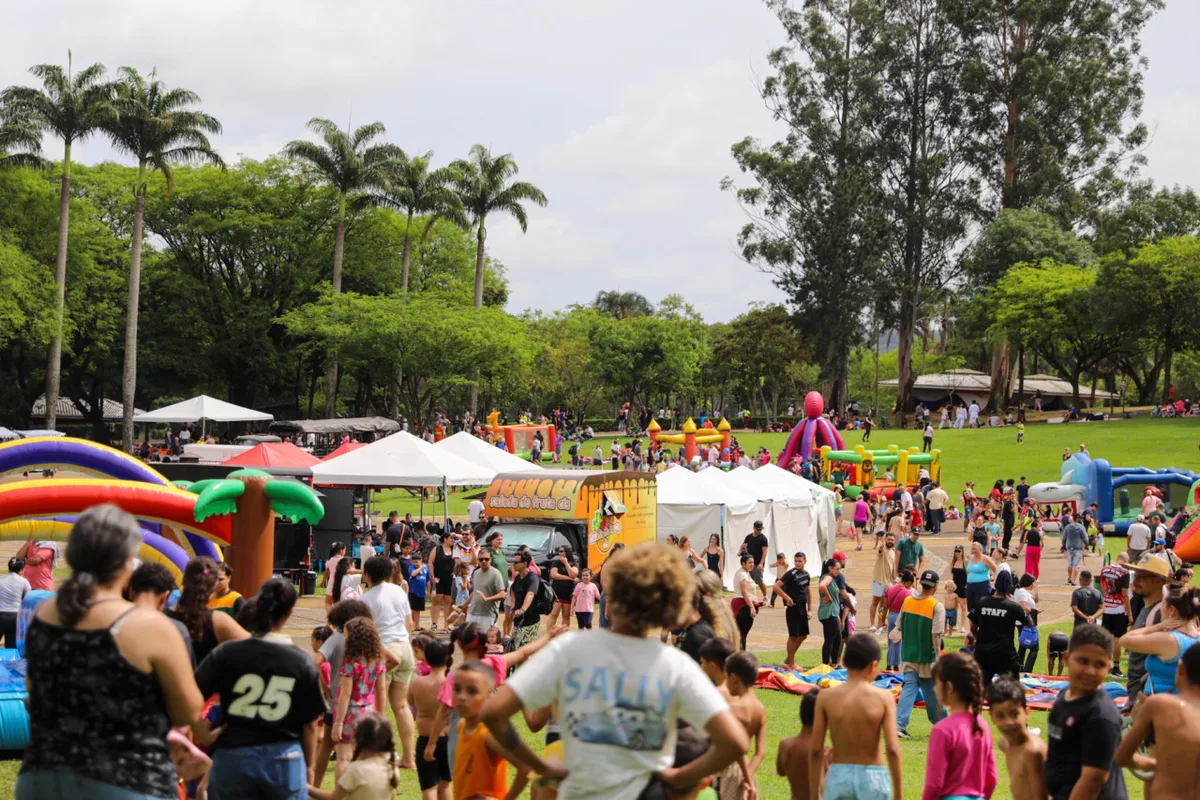 Festa de Dia das Crianças atrai mais de 40 mil pessoas ao Parque da Cidade em Jundiaí