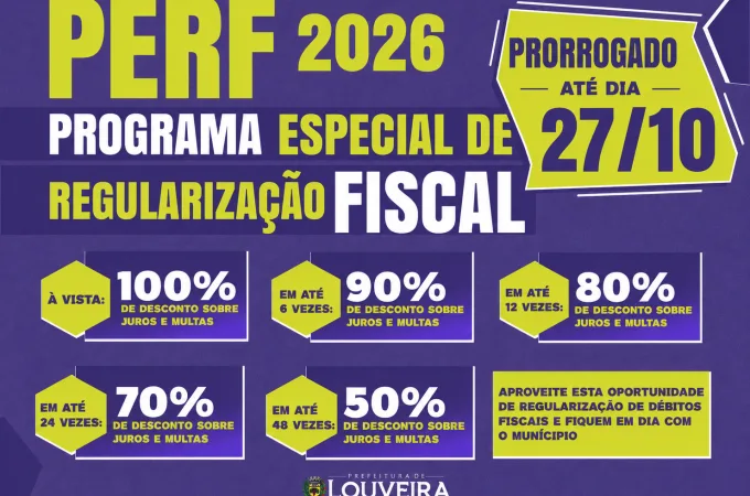 Louveira prorroga prazo para regularização de débitos municipais