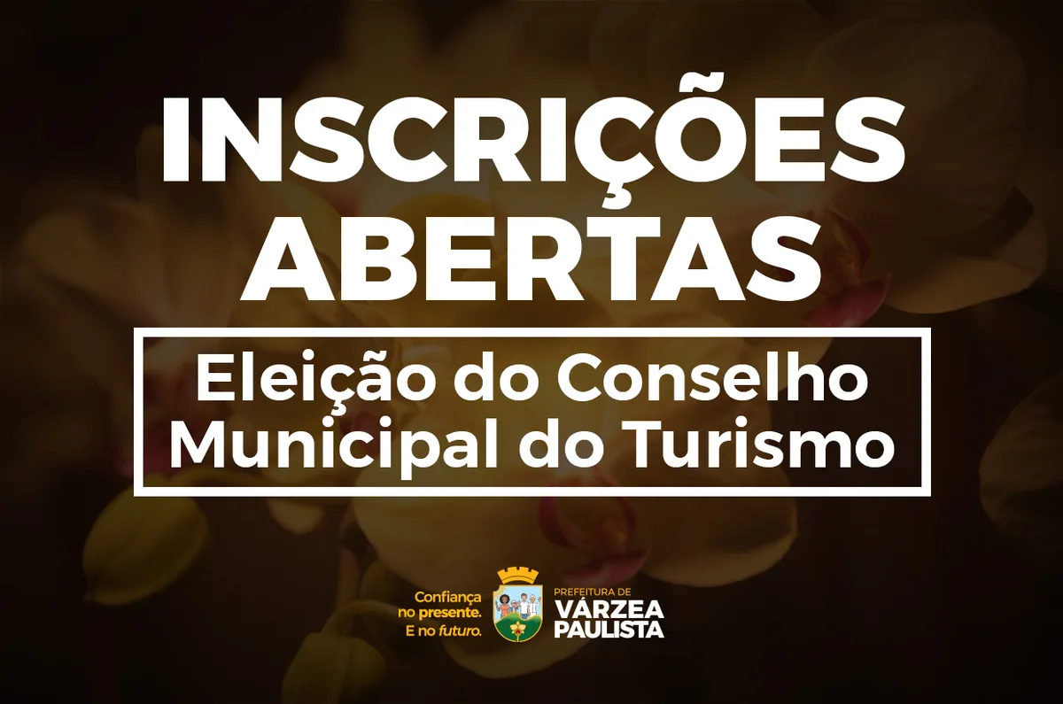 Várzea Paulista abre inscrições para Conselho Municipal do Turismo