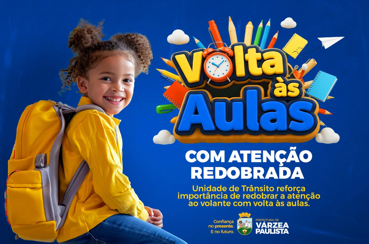 Várzea Paulista: Trânsito reforça atenção no retorno às aulas