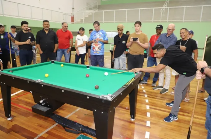 Louveira sedia Campeonato Internacional de Sinuca com atletas de diversos países