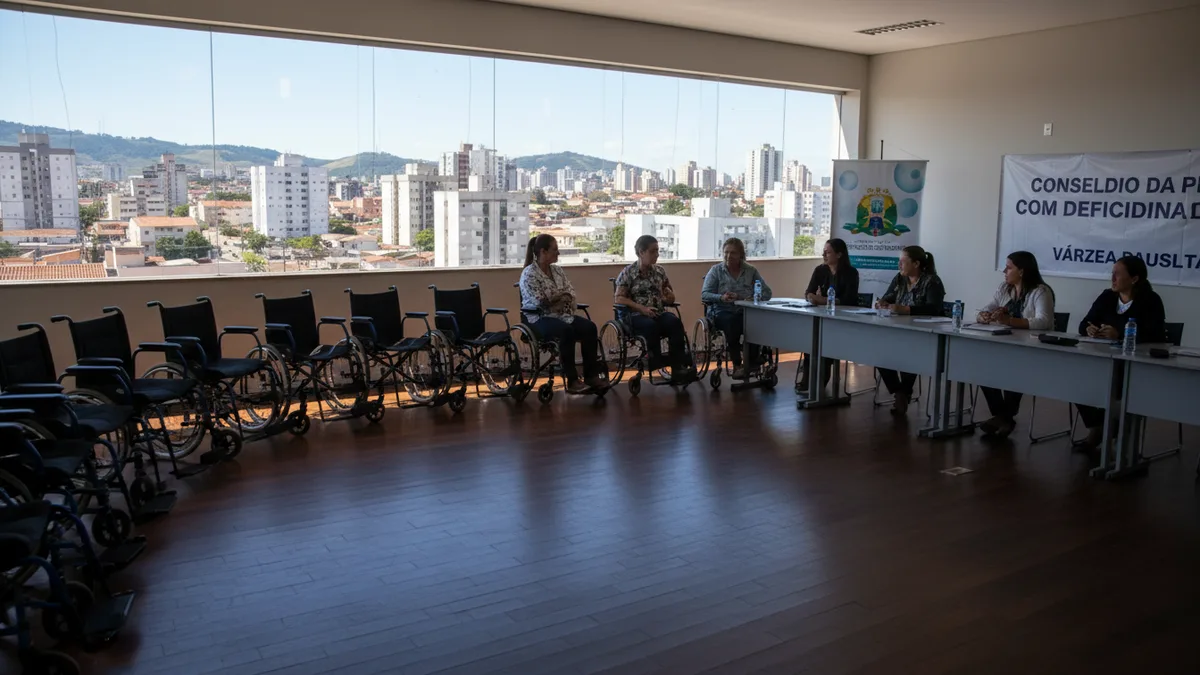 Nova composição do Conselho da Pessoa com Deficiência de Várzea Paulista toma posse
